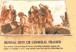 Burial Marker of Gen. Simon Fraser